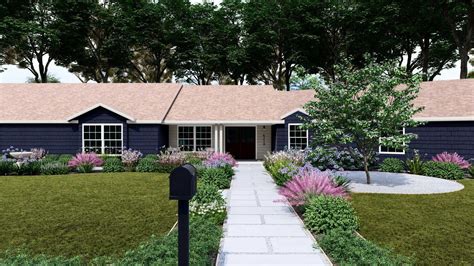 landscape renovation|ranch home landscape pictures.